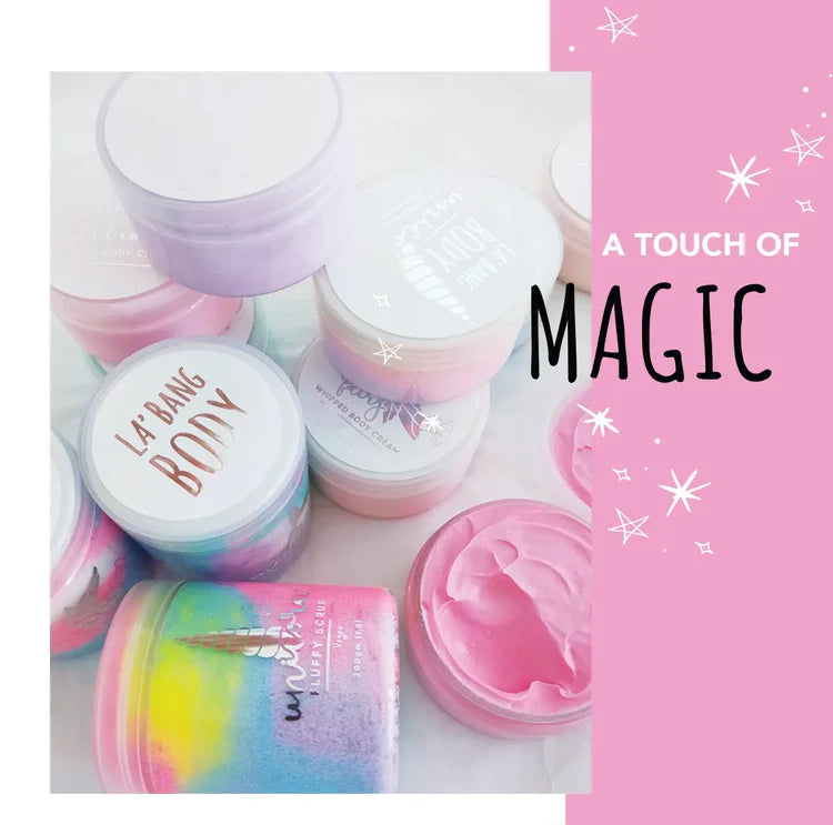 La'Bang Body Fluffy Body Scrub - Unicorn Glitter