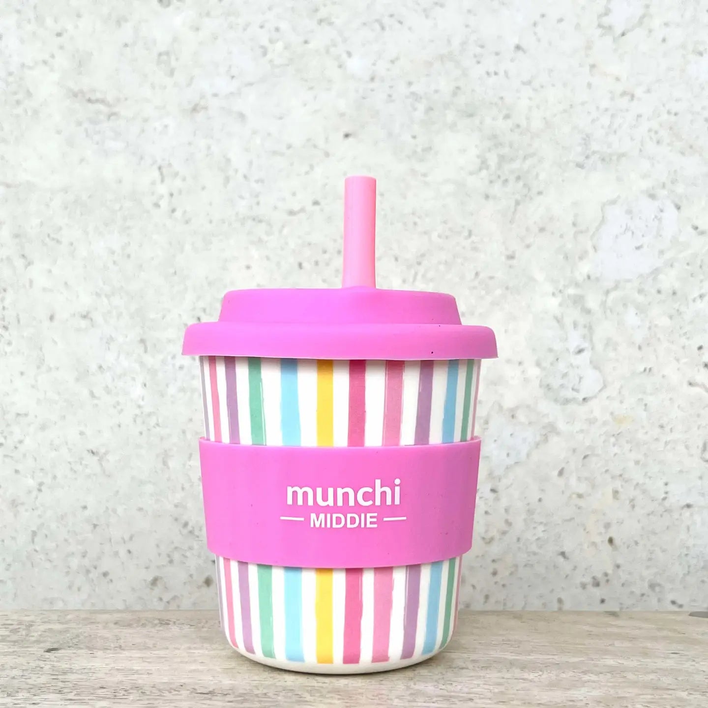 munchi Calypso Middie Cup with Straw