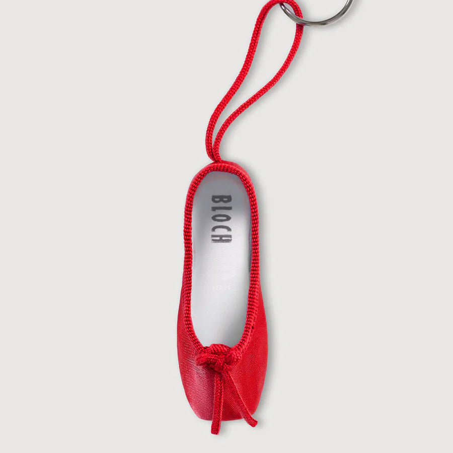 Bloch Pointe Shoe Keyring - Red
