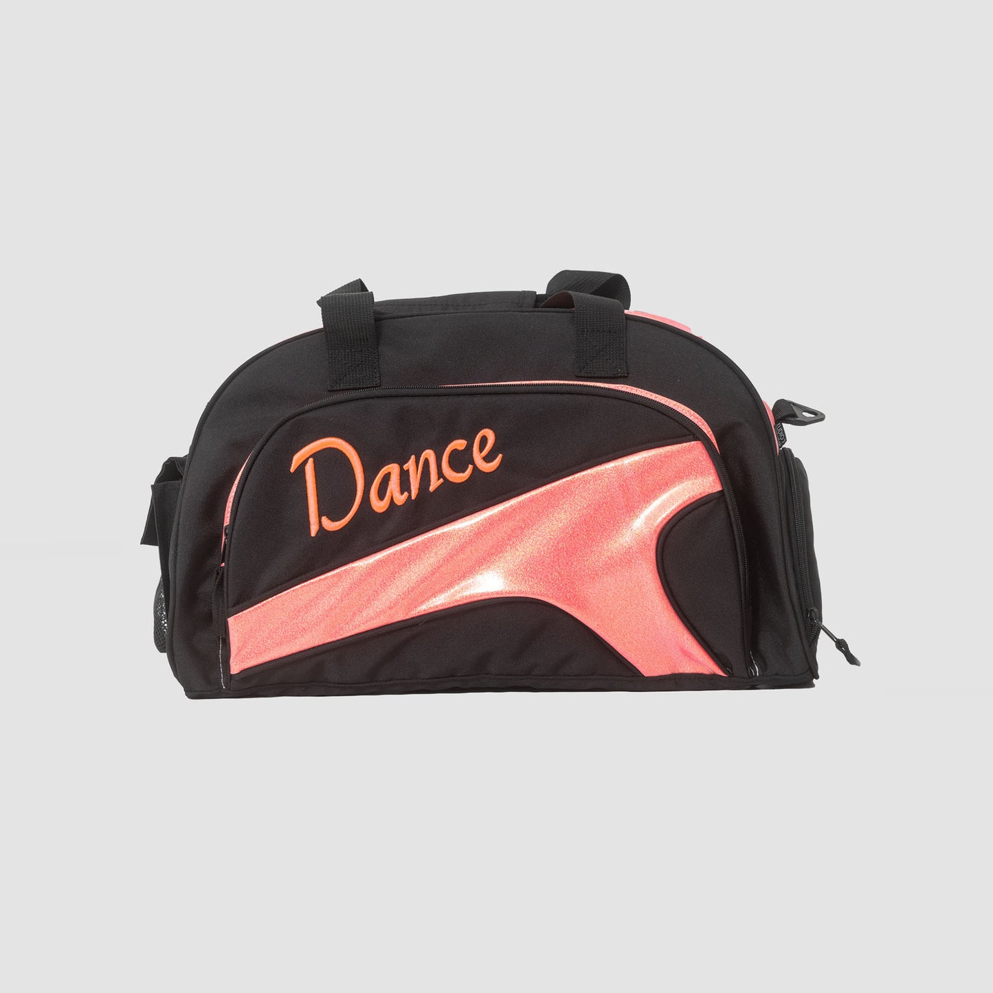 NEW Eco-Friendly Junior Duffel Bag - Black + Hot Coral