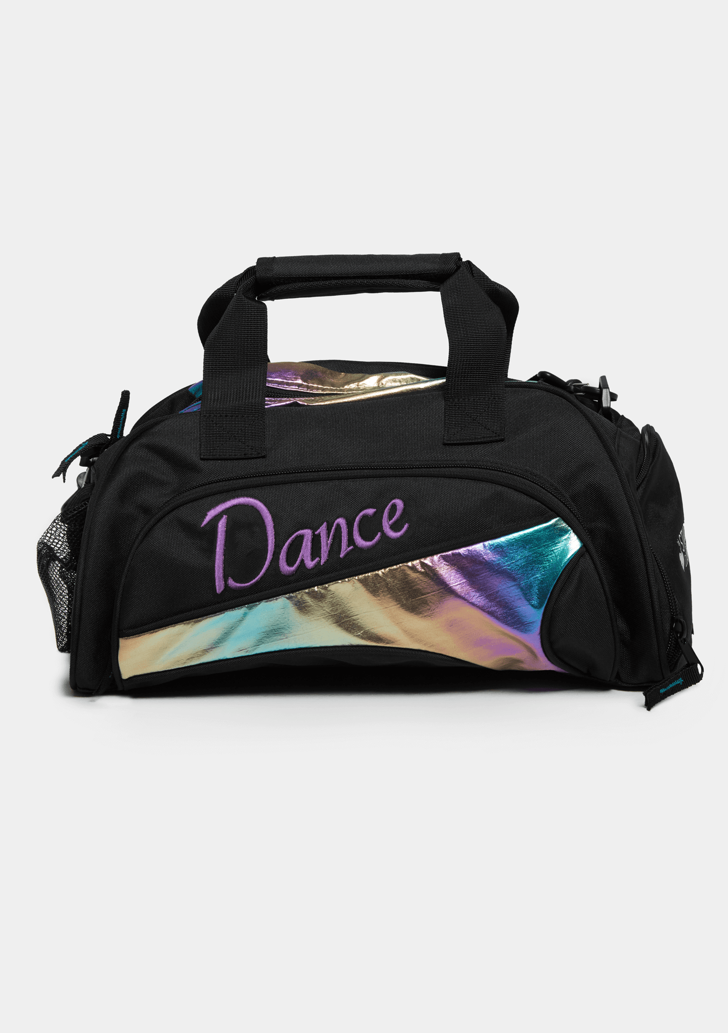 Eco-Friendly Mini Duffel Bag - Black + Rainbow