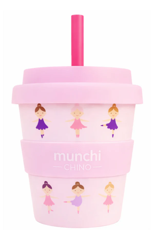 munchi Bubba Prima Ballerina Babychino Cup with Straw