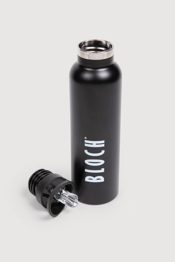 Bloch Stainless Steel Drink Bottle 600mL - Classic Black