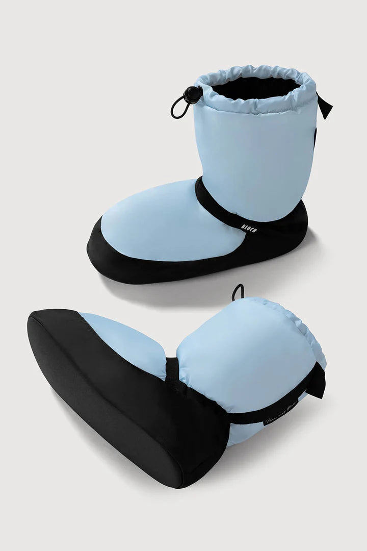 New Bloch Warmup Booties - Light Blue