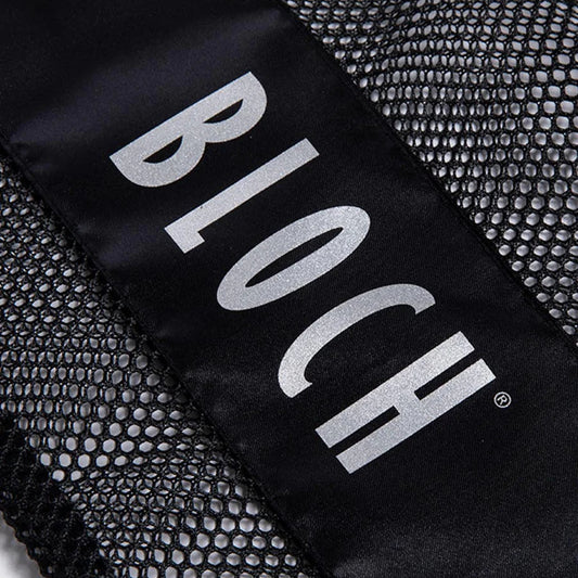 Black 'BLOCH' logo on a textured black background