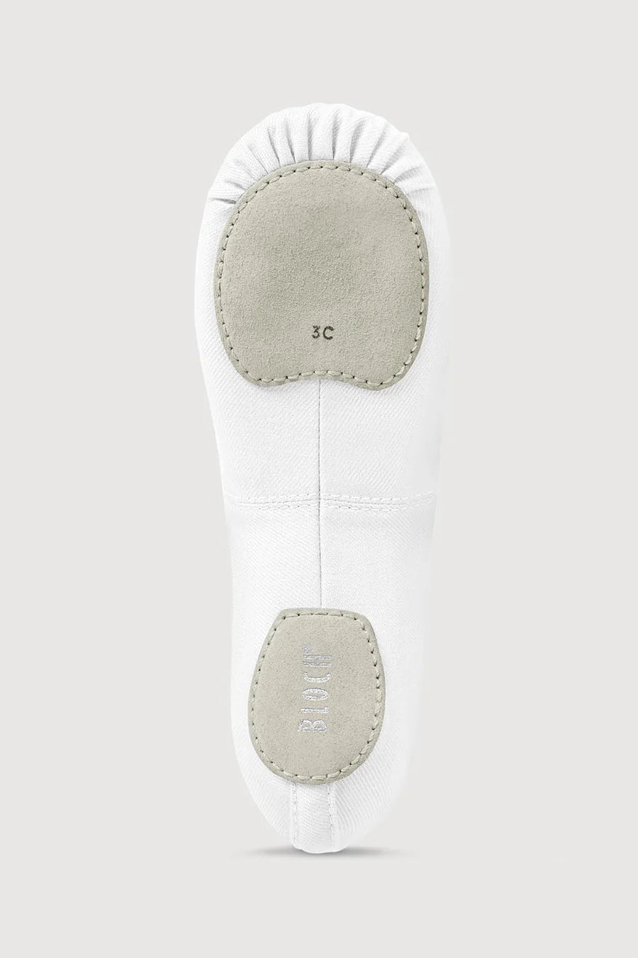 Performa Stretch White Canvas Ballet Shoe