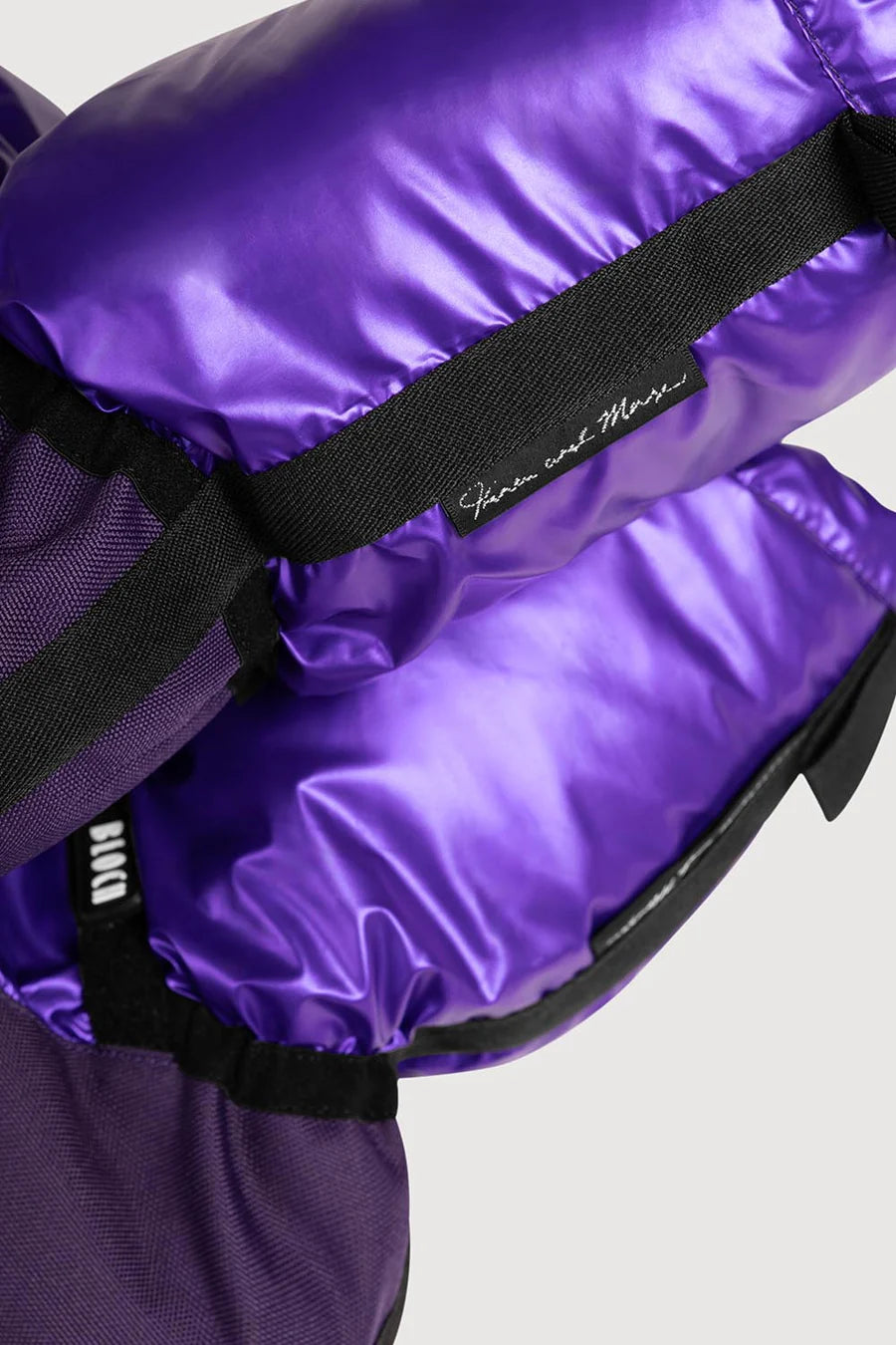 New Bloch Metallic Warmup Booties - Vibrant Purple