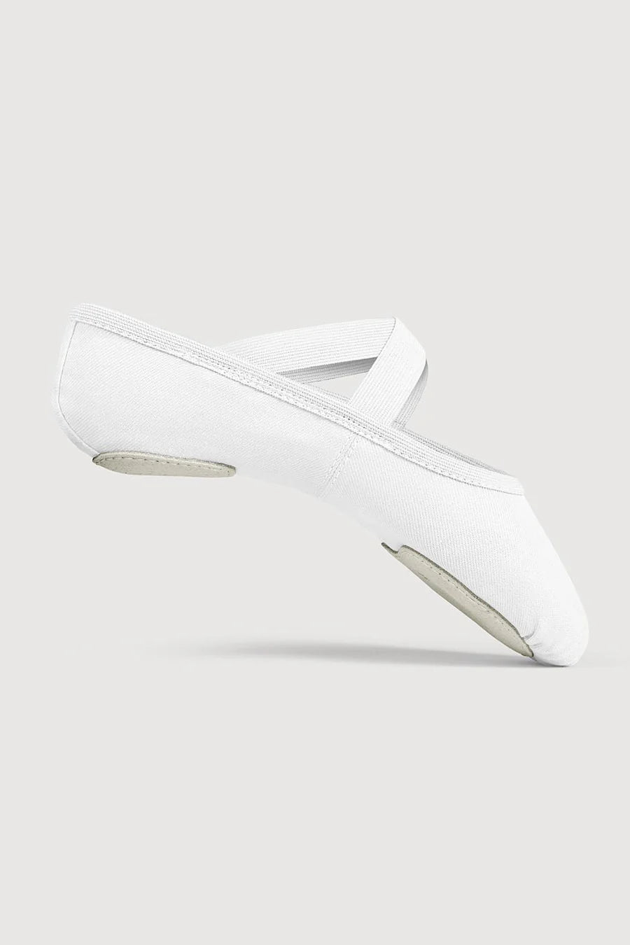 Performa Stretch White Canvas Ballet Shoe