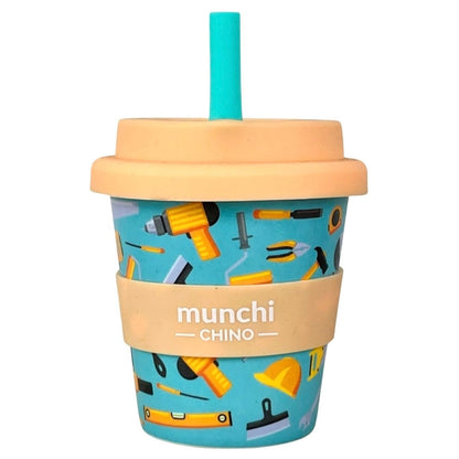 munchi Bubba Tiny Tradie Babychino Cup with Straw