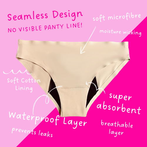 Mad Ally Dance Period Proof Collection  |  Seamless Brief