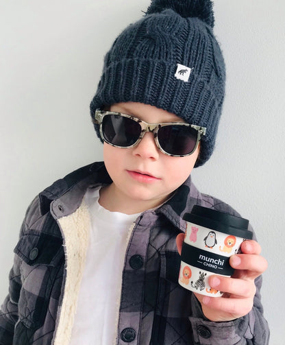 munchi Bubba A Day at the Zoo Babychino Cup with Straw