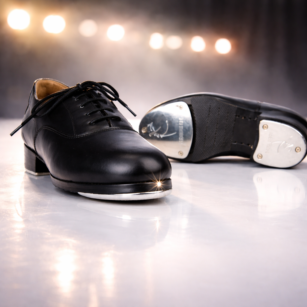 SLICK Dancewear Leather Lace Up Oxford Tap Shoe - Adult