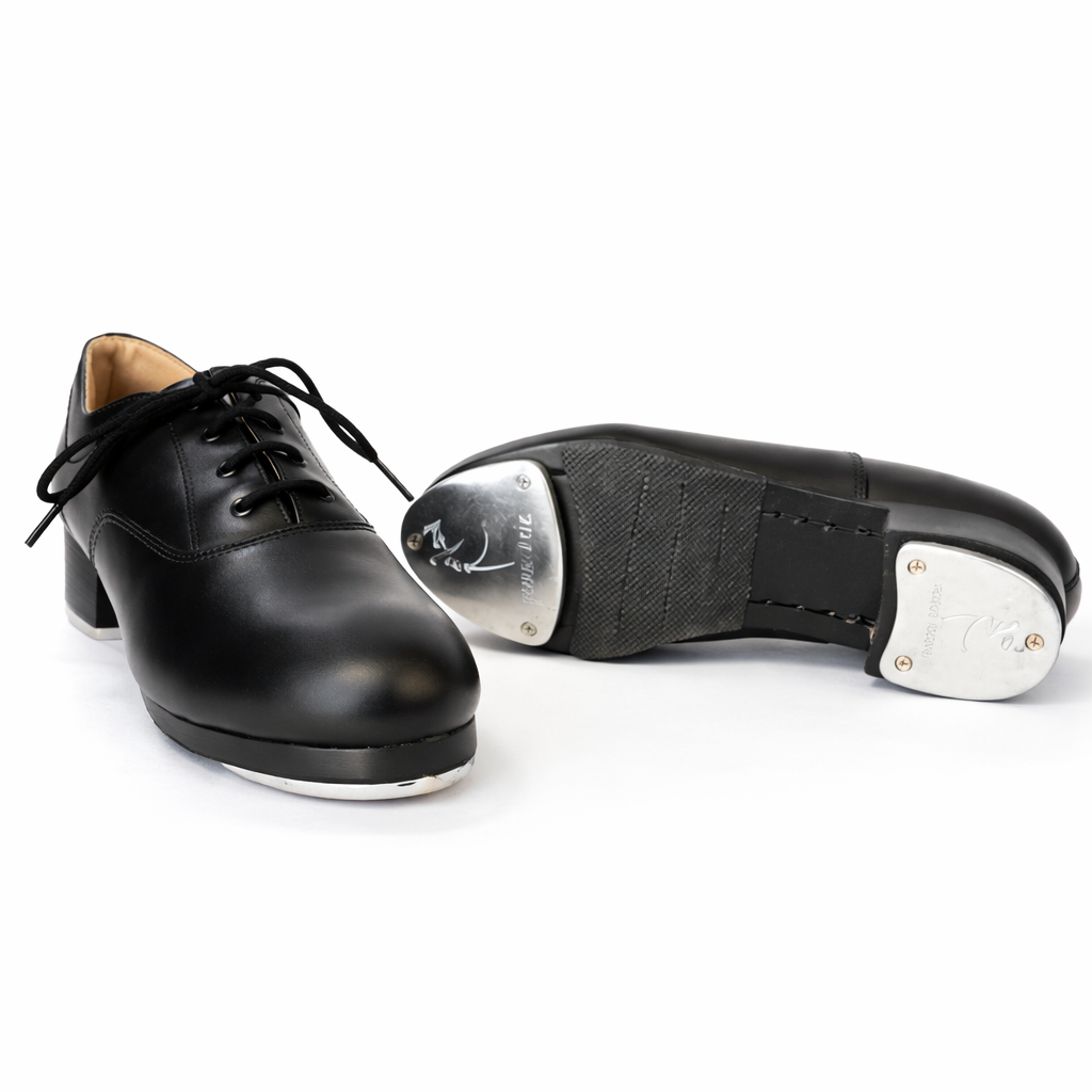 SLICK Dancewear Leather Lace Up Oxford Tap Shoe - Adult