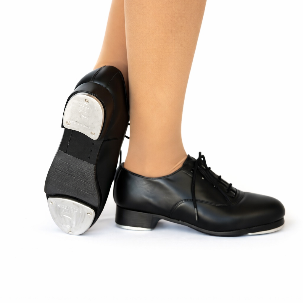 SLICK Dancewear Leather Lace Up Oxford Tap Shoe - Child