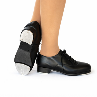 SLICK Dancewear Leather Lace Up Oxford Tap Shoe - Child