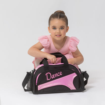 NEW Eco-Friendly Mini Duffel Bag - Black + Candy Glitter