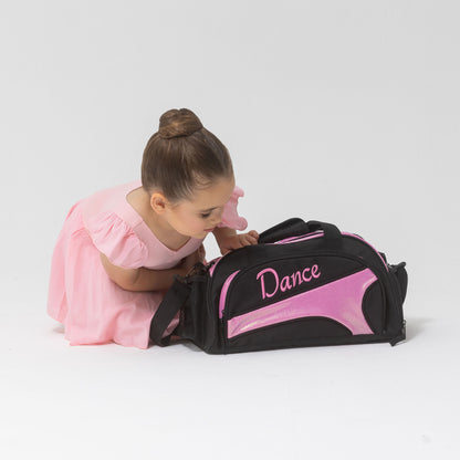 NEW Eco-Friendly Mini Duffel Bag - Black + Candy Glitter