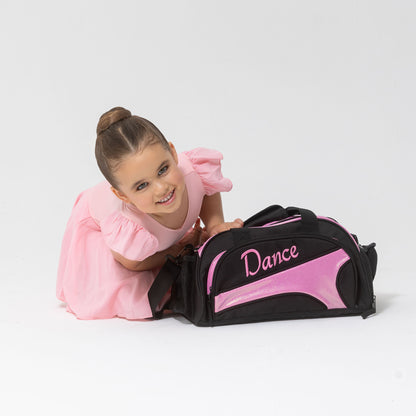 NEW Eco-Friendly Mini Duffel Bag - Black + Candy Glitter
