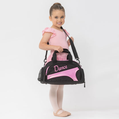 NEW Eco-Friendly Mini Duffel Bag - Black + Candy Glitter