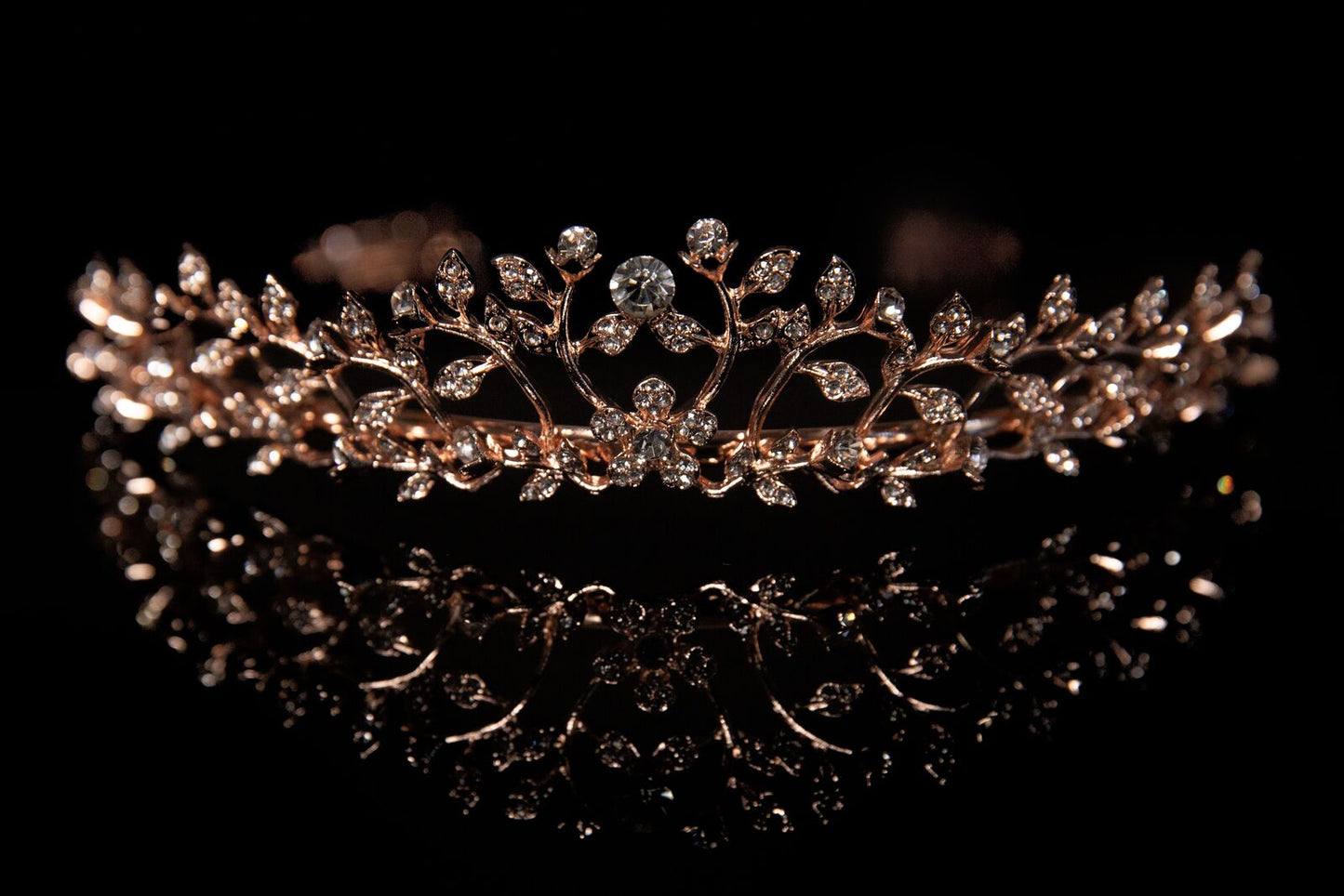 Mad Ally Large Alyssa Tiara | Rose Gold