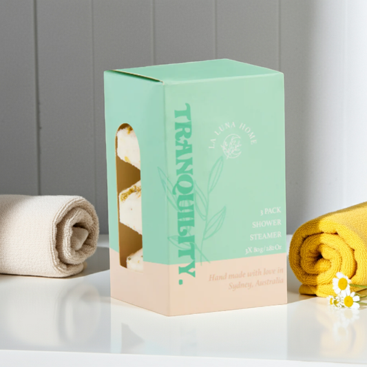 La Luna Tranquility Essential Oil Shower Steamer Gift Pack