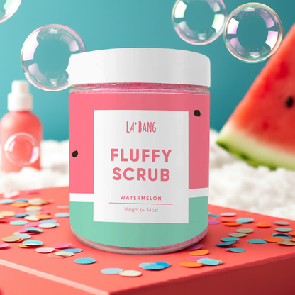 La'Bang Body Fluffy Body Scrub - Watermelon