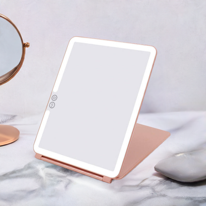 Mad Ally Light Up Mirror - Rose Gold