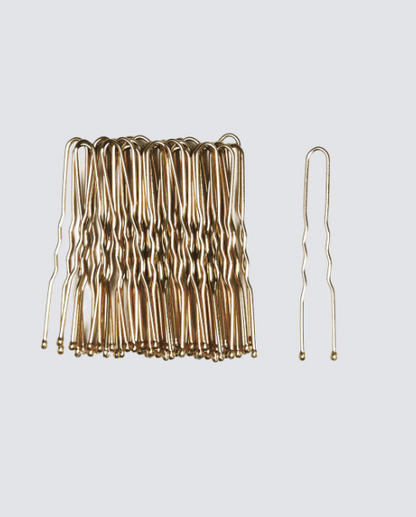 Ripple Bun Pins 50pk -  Assorted Colours