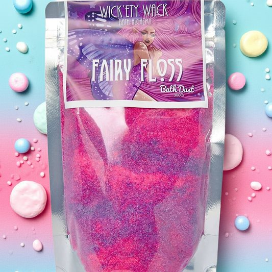 Wick'ety Wack Bath Dust - Fairy Floss
