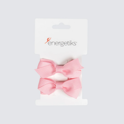Jani Mini Bow Clips Twin Pink - Assorted Colours