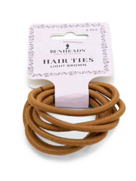 Bunheads Hair Ties - Light Brown