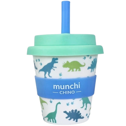 munchi Bubba Dino Babychino Cup with Straw