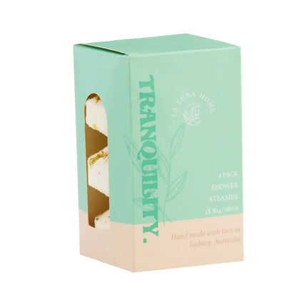 La Luna Tranquility Essential Oil Shower Steamer Gift Pack