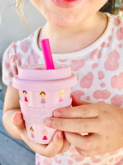 munchi Bubba Prima Ballerina Babychino Cup with Straw