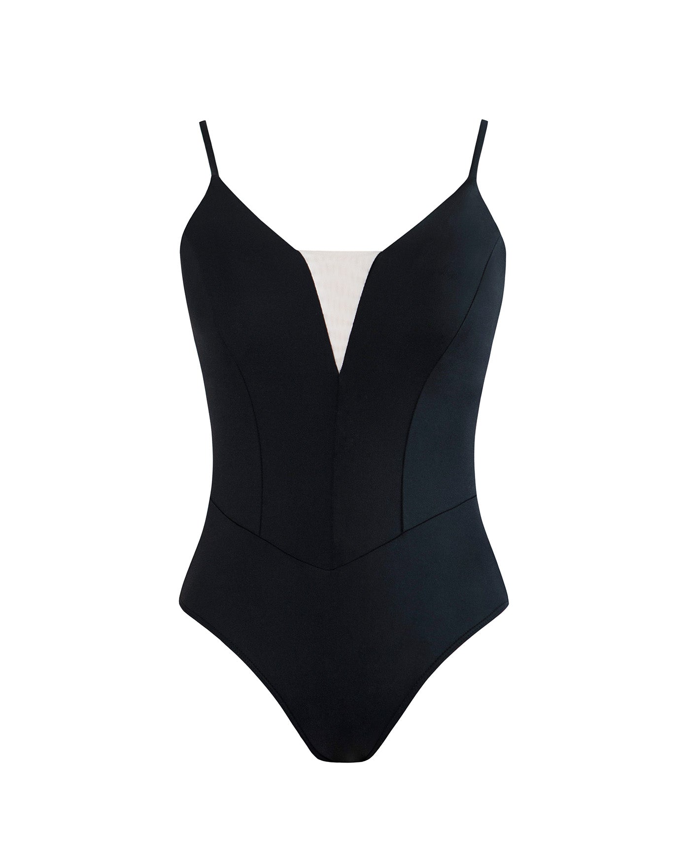 Prima Collection Lyra Adjustable Camisole Leotard | Black Noir