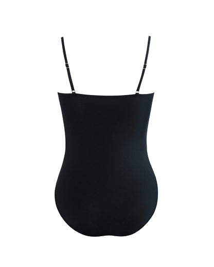 Prima Collection Lyra Adjustable Camisole Leotard | Black Noir