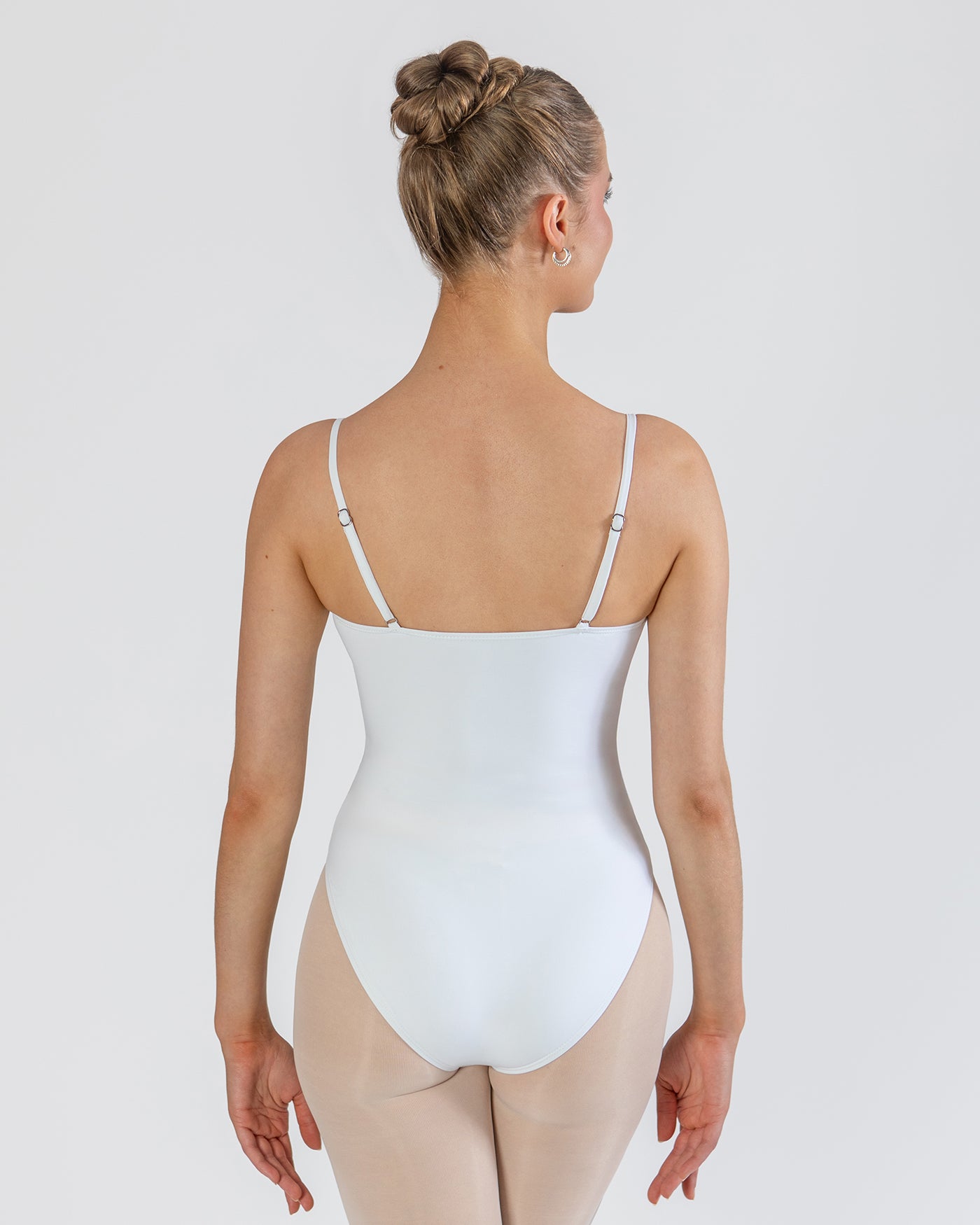 Prima Collection Lyra Adjustable Camisole Leotard | White