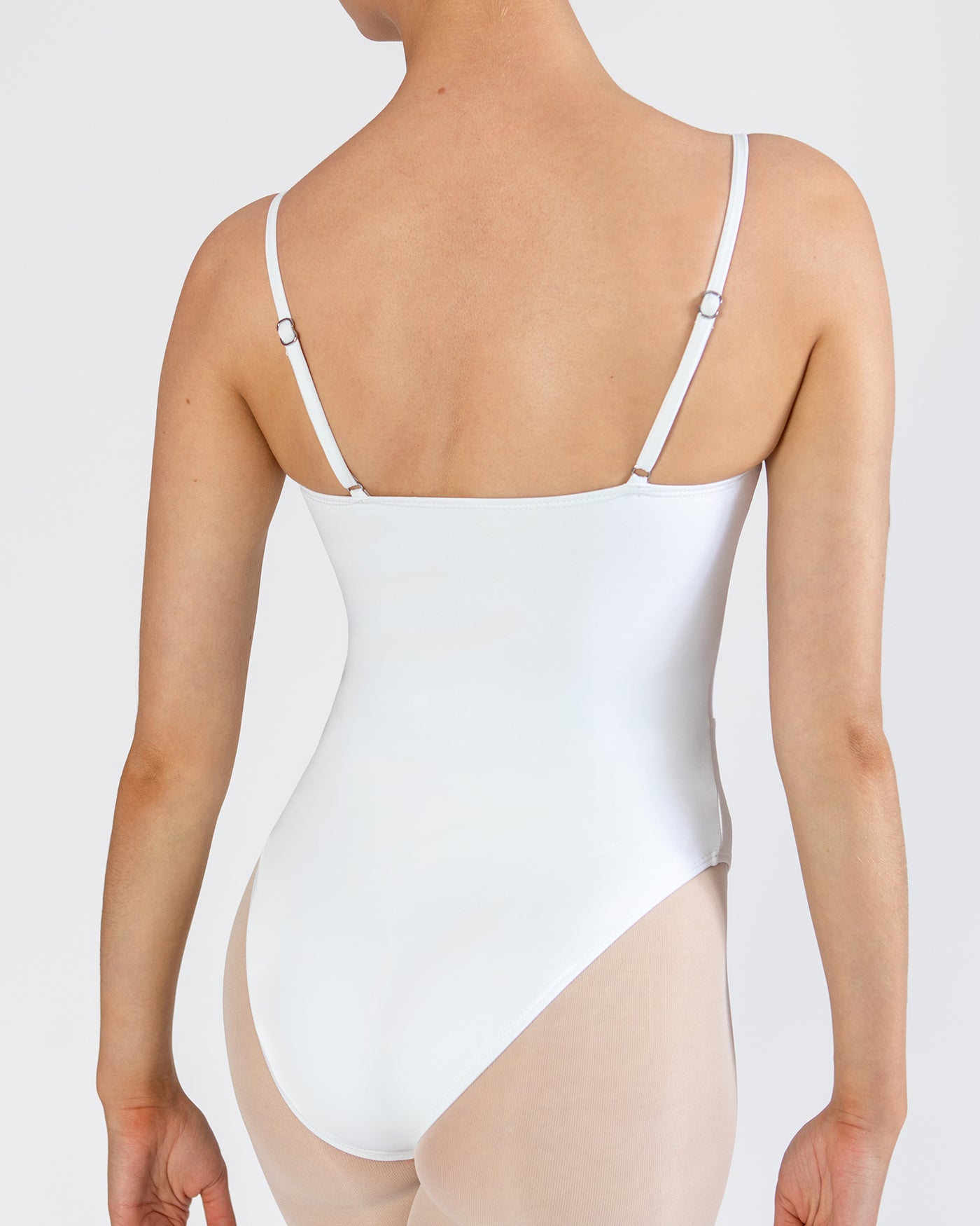 Prima Collection Lyra Adjustable Camisole Leotard | White