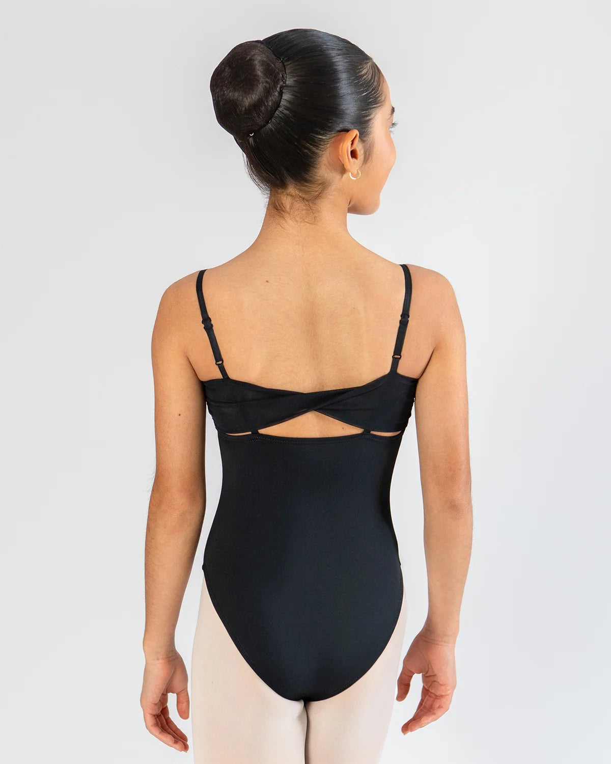 Prima Collection Olivia Mesh Camisole Leotard | Black Noir