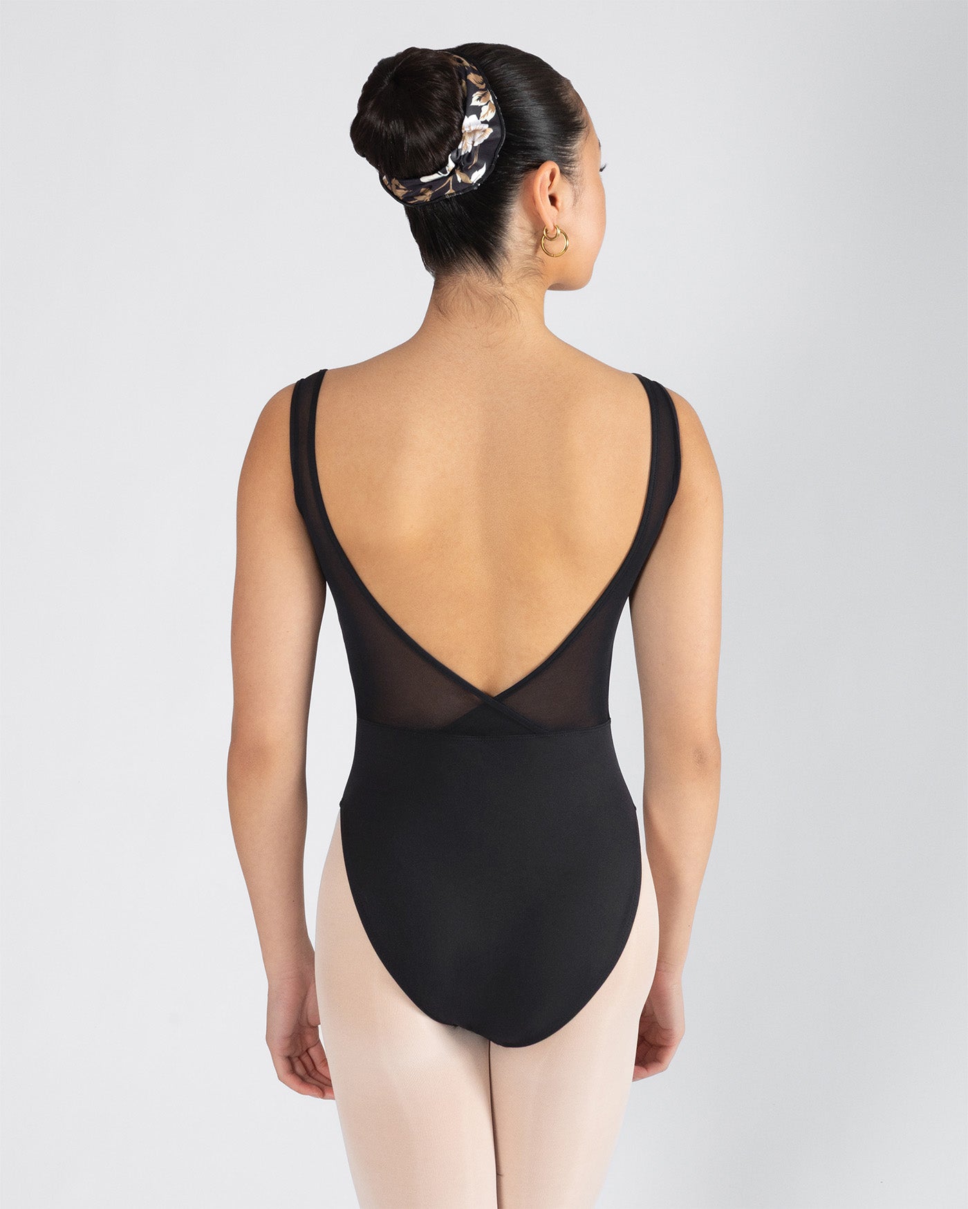 Timeless Noir 🖤 Clara Cross Back Leotard | Noir Black