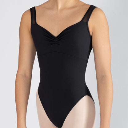 Timeless Noir 🖤 Clara Cross Back Leotard | Noir Black