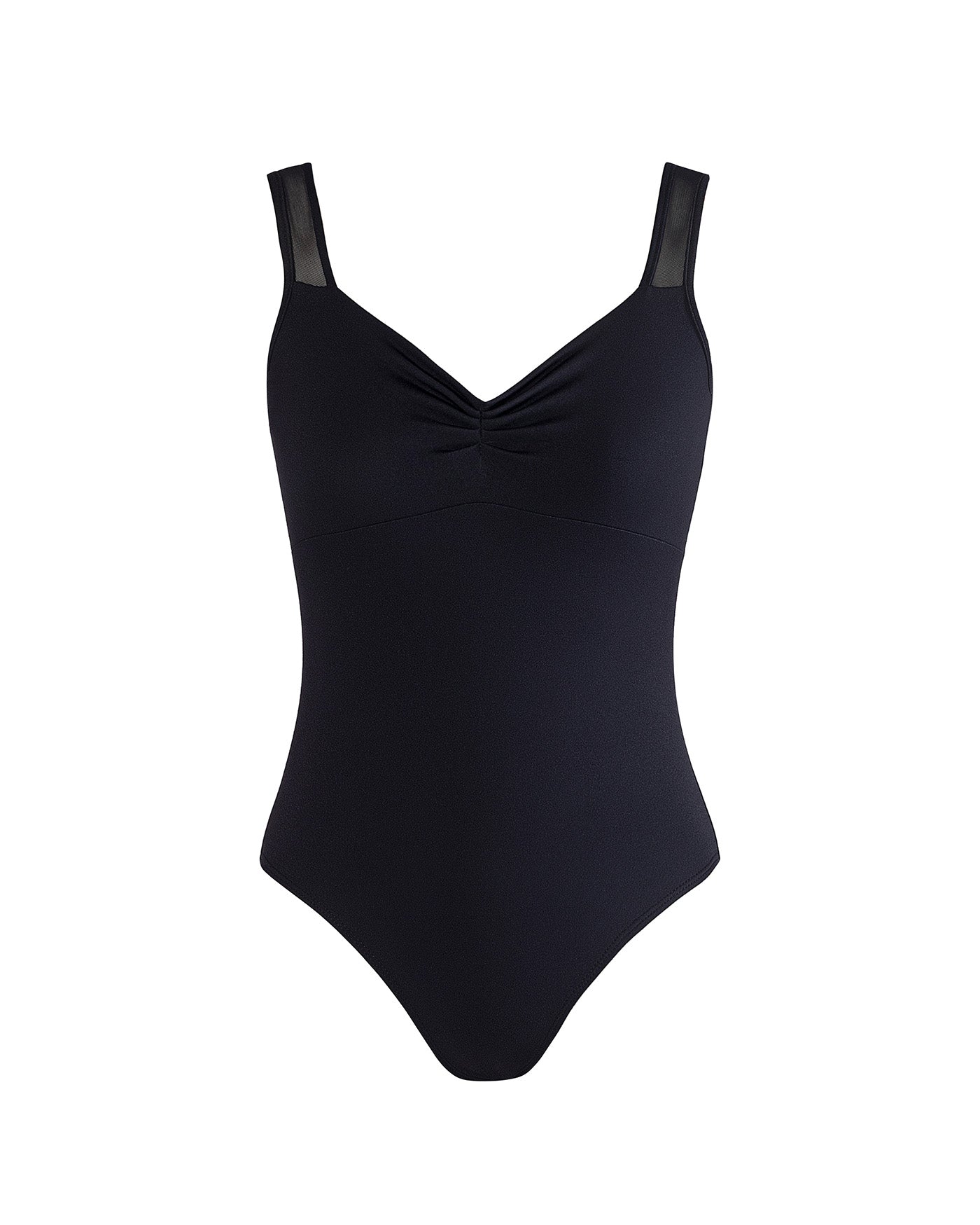 Timeless Noir 🖤 Clara Cross Back Leotard | Noir Black