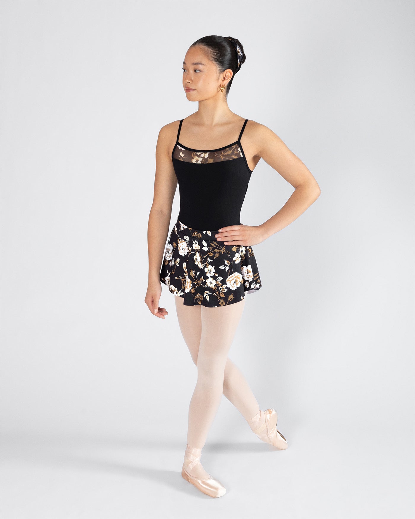 Timeless Noir 🖤 Natalia Skirt | Noir Floral