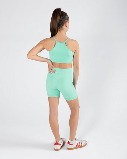 Seamless Active Cropped Singlet Top - Mint
