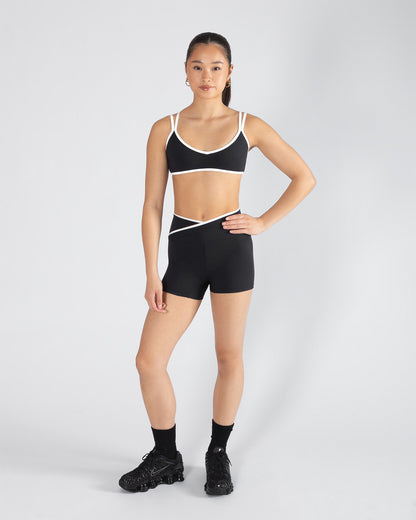 Timeless Noir 🖤 Colette Cross Short | Noir Black