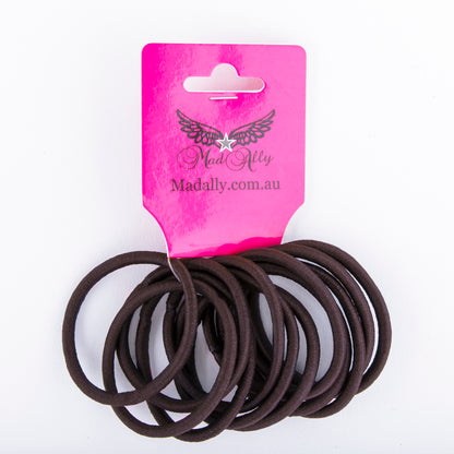 Mad Ally Hair Bands - Dark Brown