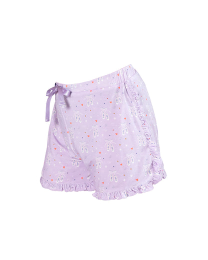 STARDUST PJ Collection 'Tutu Sleepy' Pajama Set - Twilight Purple