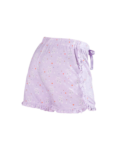 STARDUST PJ Collection 'Tutu Sleepy' Pajama Set - Twilight Purple