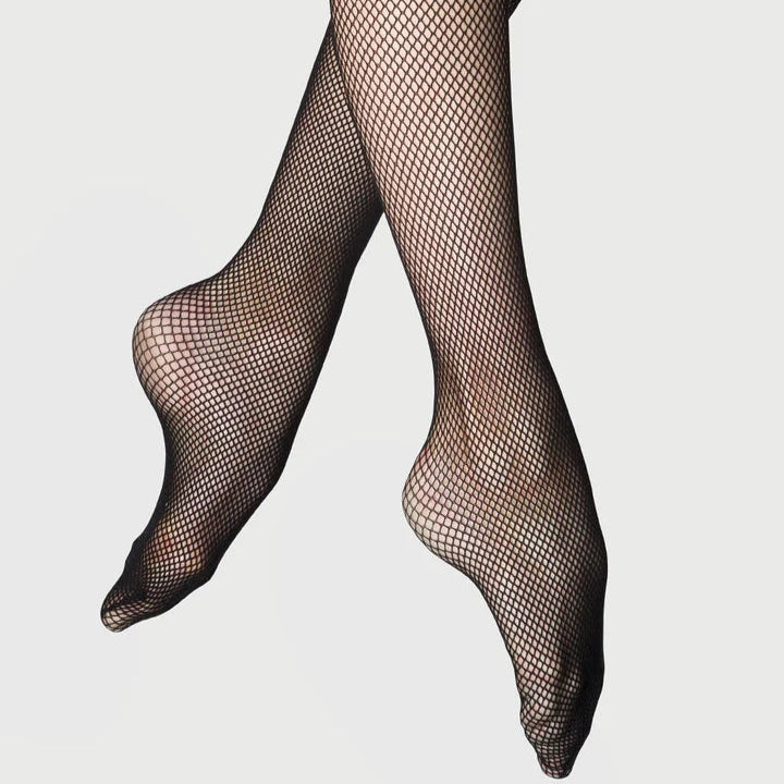 Traditional Fishnet Tights - Black