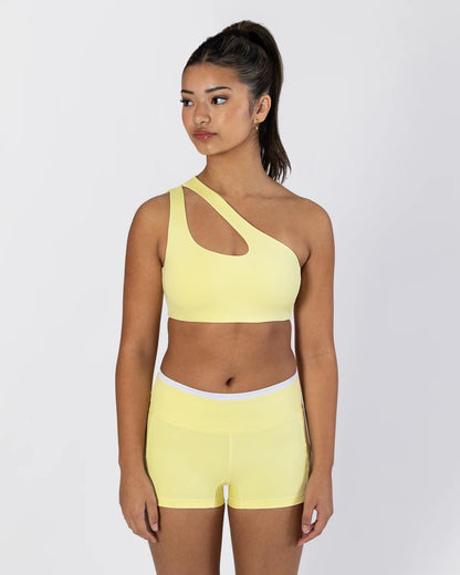 Pastel Collective Xenia Crop Top | Lemon